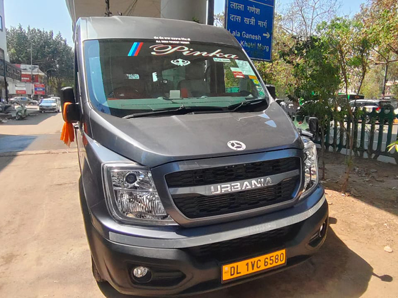 Modified 1X1 Tempo Traveller 12 Seater DIESEL